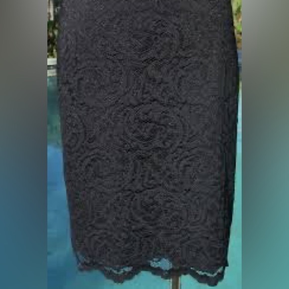 NWT, Cache, Black Lace Under Satin Lining, Sz. 10 - Picture 5 of 7